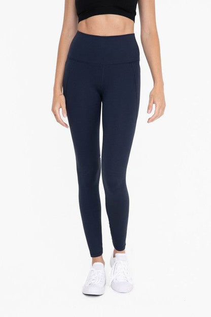 Tapered Band Essential Solid Highwaist Leggings - Shop Style & More | Fresh Looks, Everyday Deals & Free Shipping