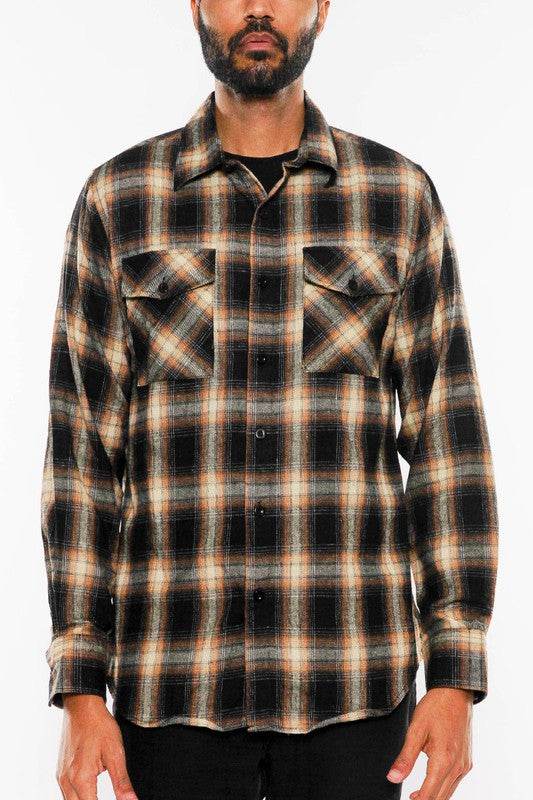 FULL PLAID CHECKERED FLANNEL LONG SLEEVE - Shop Style & More | Fresh Looks, Everyday Deals & Free Shipping
