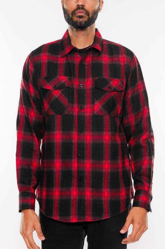 FULL PLAID CHECKERED FLANNEL LONG SLEEVE - Shop Style & More | Fresh Looks, Everyday Deals & Free Shipping