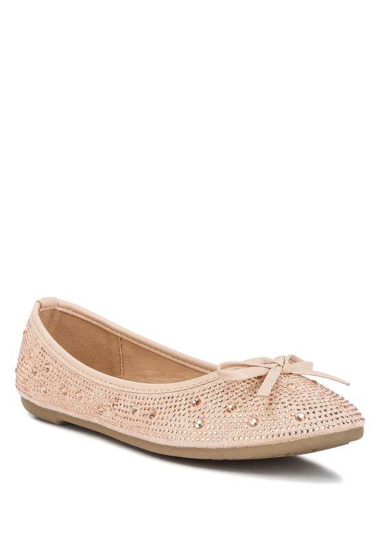 Hosana Rhinestones & Stud Embellished Ballet Flats - Shop Style & More | Fresh Looks, Everyday Deals & Free Shipping