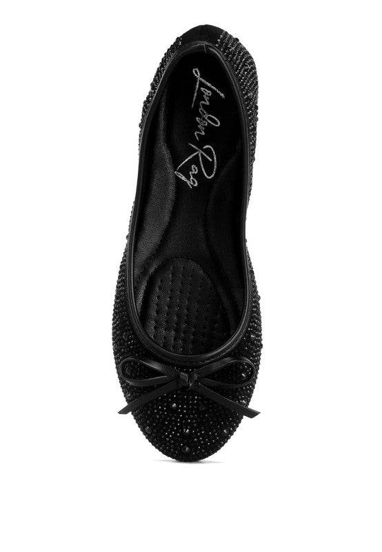 Hosana Rhinestones & Stud Embellished Ballet Flats - Shop Style & More | Fresh Looks, Everyday Deals & Free Shipping