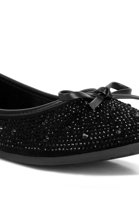 Hosana Rhinestones & Stud Embellished Ballet Flats - Shop Style & More | Fresh Looks, Everyday Deals & Free Shipping