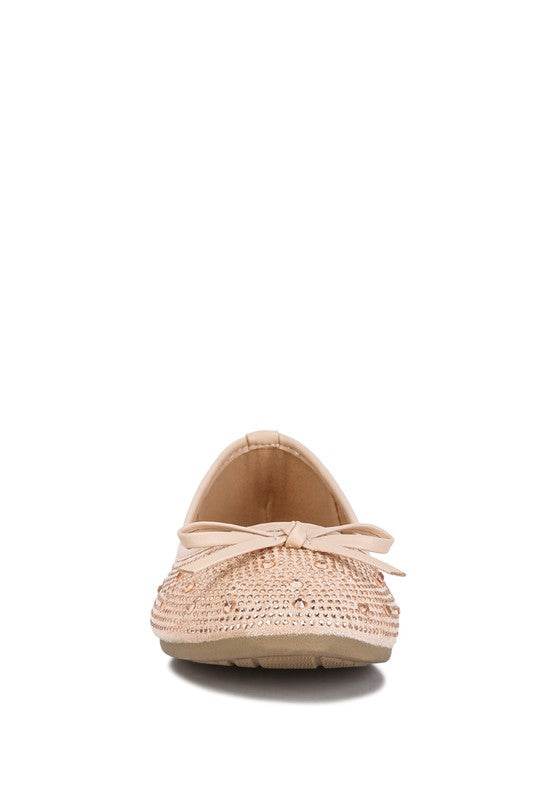 Hosana Rhinestones & Stud Embellished Ballet Flats - Shop Style & More | Fresh Looks, Everyday Deals & Free Shipping