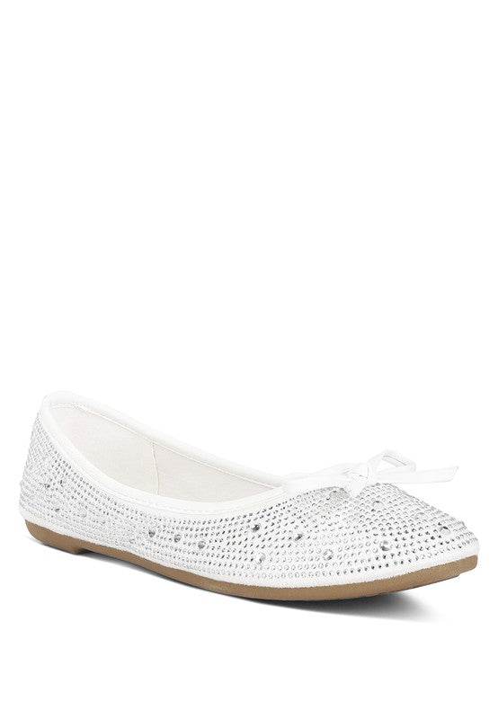 Hosana Rhinestones & Stud Embellished Ballet Flats - Shop Style & More | Fresh Looks, Everyday Deals & Free Shipping