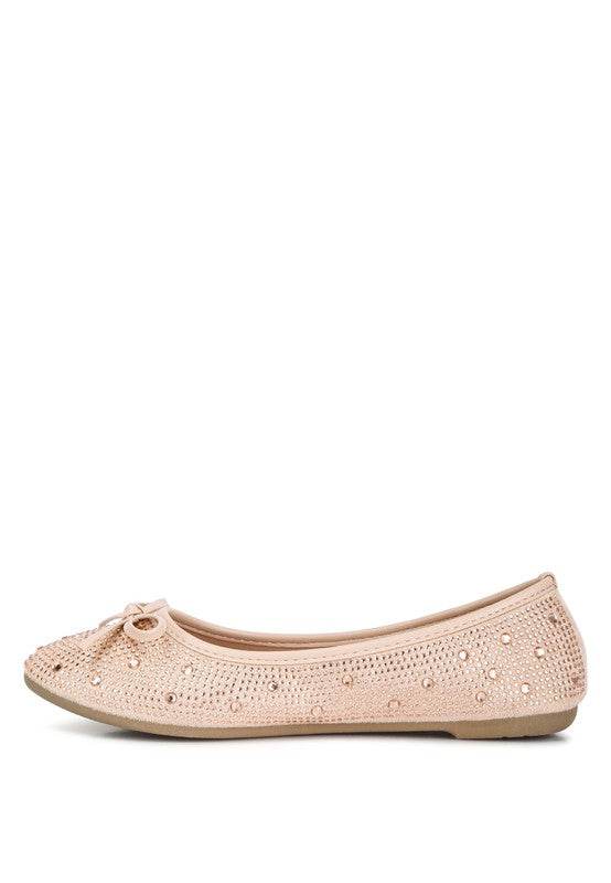 Hosana Rhinestones & Stud Embellished Ballet Flats - Shop Style & More | Fresh Looks, Everyday Deals & Free Shipping