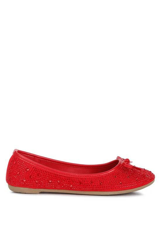 Hosana Rhinestones & Stud Embellished Ballet Flats - Shop Style & More | Fresh Looks, Everyday Deals & Free Shipping