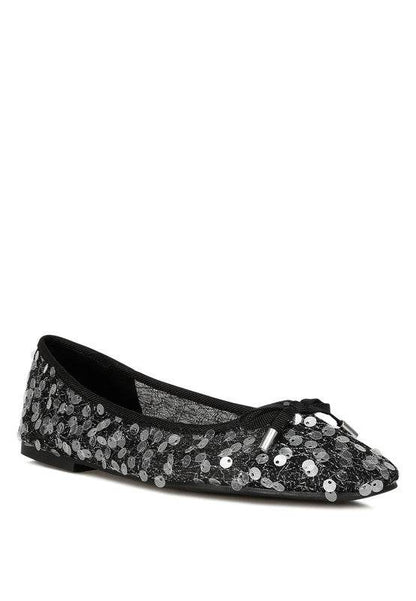 Lysander Sequin Embellished Sheer Ballet Flats - Shop Style & More | Fresh Looks, Everyday Deals & Free Shipping