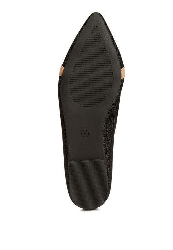 Cressida Denim Horsebit Detail Ballet Flats - Shop Style & More | Fresh Looks, Everyday Deals & Free Shipping