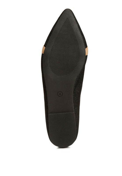 Cressida Denim Horsebit Detail Ballet Flats - Shop Style & More | Fresh Looks, Everyday Deals & Free Shipping