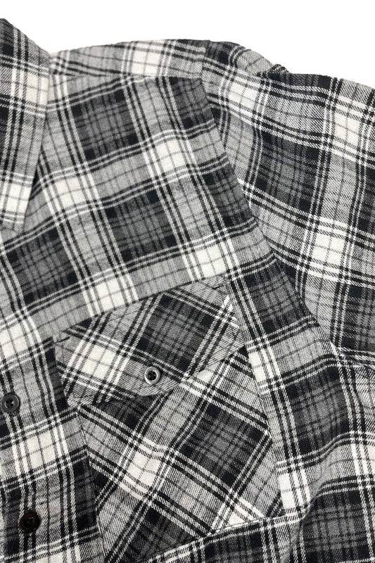 Regular Fit Checker Plaid Flannel Long Sleeve - Shop Style & More | Fresh Looks, Everyday Deals & Free Shipping