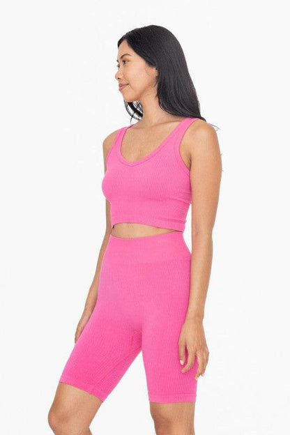 Ribbed Seamless Cropped Tank Top - Shop Style & More | Fresh Looks, Everyday Deals & Free Shipping
