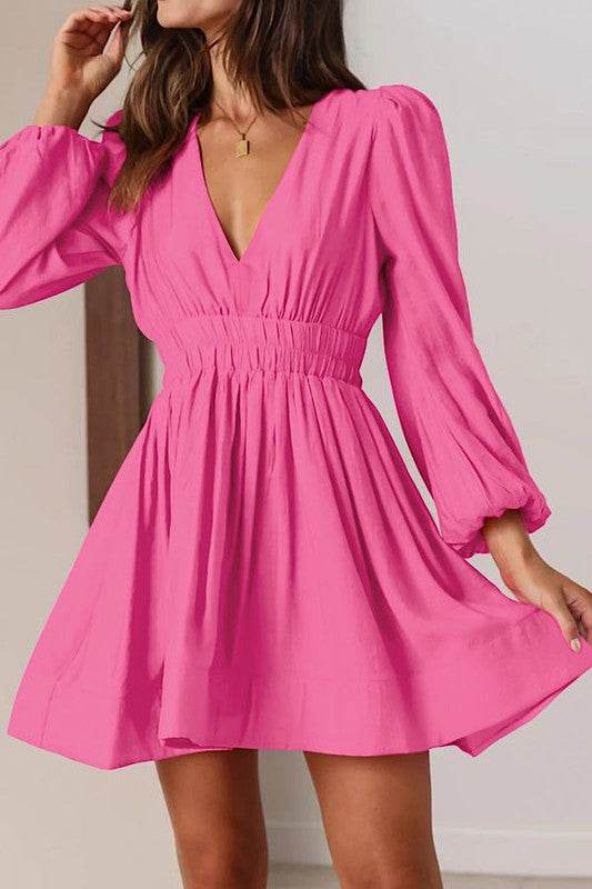 V neck long sleeve dress - Shop Style & More | Fresh Looks, Everyday Deals & Free Shipping
