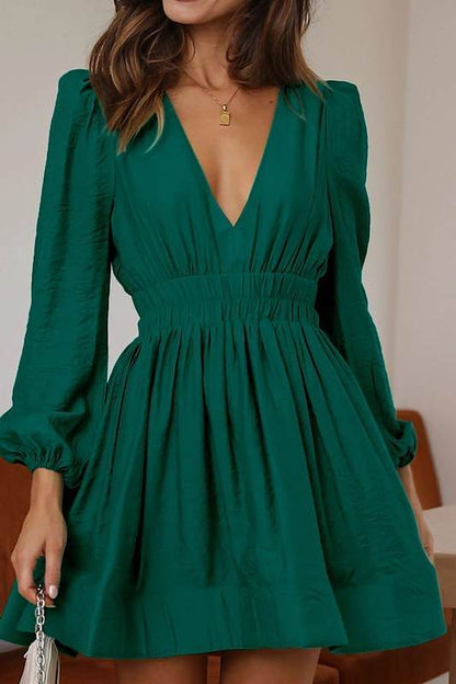 V neck long sleeve dress - Shop Style & More | Fresh Looks, Everyday Deals & Free Shipping