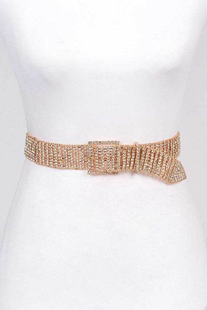 Statement Rhinestone Buckle Chain Belt - Shop Style & More | Fresh Looks, Everyday Deals & Free Shipping