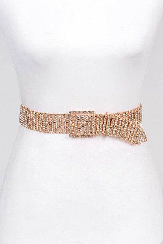 Statement Rhinestone Buckle Chain Belt - Shop Style & More | Fresh Looks, Everyday Deals & Free Shipping