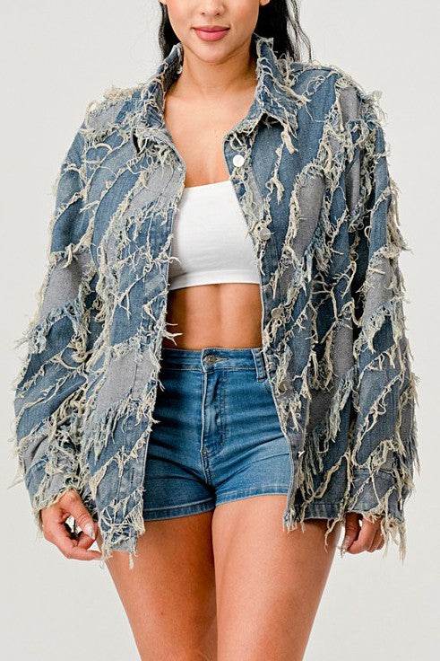 Be Creative Denim Jacket - Shop Style & More | Fresh Looks, Everyday Deals & Free Shipping