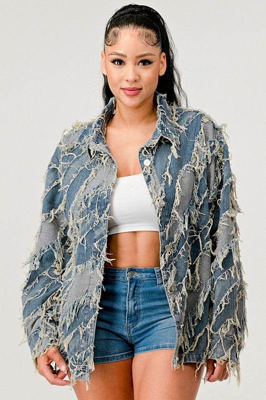 Be Creative Denim Jacket - Shop Style & More | Fresh Looks, Everyday Deals & Free Shipping