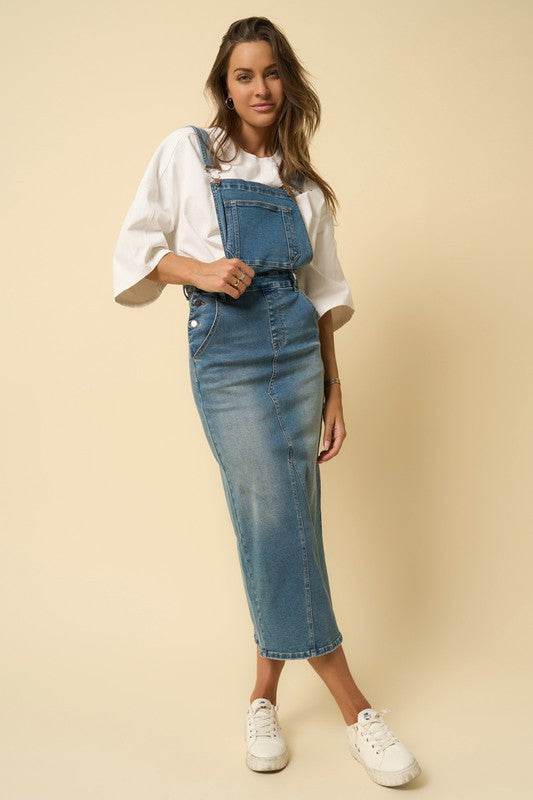 OVERALL LONG SKIRT - Shop Style & More | Fresh Looks, Everyday Deals & Free Shipping