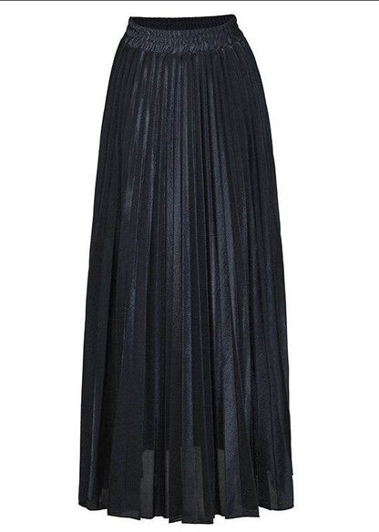 Metallic Pleated Maxi Skirt - Shop Style & More | Fresh Looks, Everyday Deals & Free Shipping