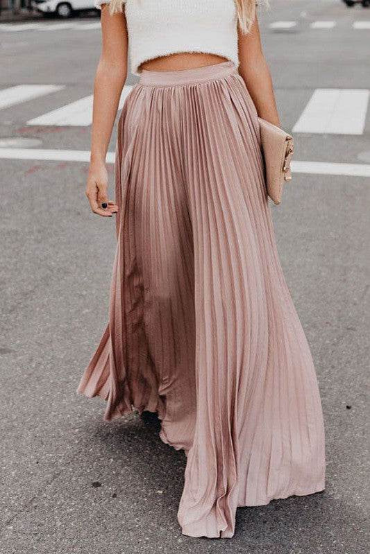 Pleated maxi skirt - Shop Style & More | Fresh Looks, Everyday Deals & Free Shipping