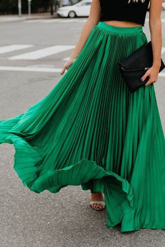 Pleated maxi skirt - Shop Style & More | Fresh Looks, Everyday Deals & Free Shipping