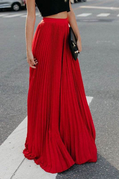 Pleated maxi skirt - Shop Style & More | Fresh Looks, Everyday Deals & Free Shipping