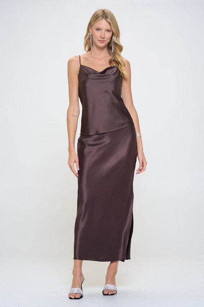 Made in USA Solid Silky Satin Tank Top - Shop Style & More | Fresh Looks, Everyday Deals & Free Shipping