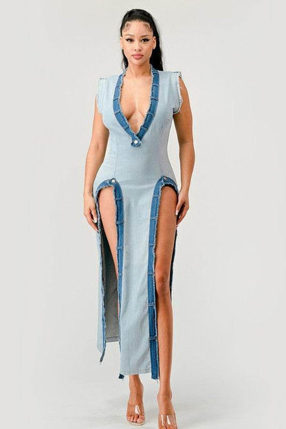 Denim Trip Pullover Dress - Shop Style & More | Fresh Looks, Everyday Deals & Free Shipping