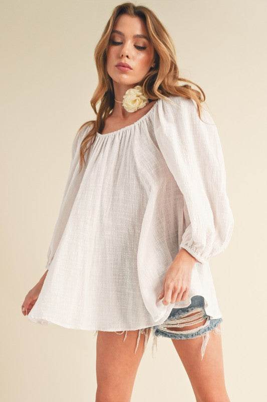 Nately Off Shoulder Tunic Dress - Shop Style & More | Fresh Looks, Everyday Deals & Free Shipping
