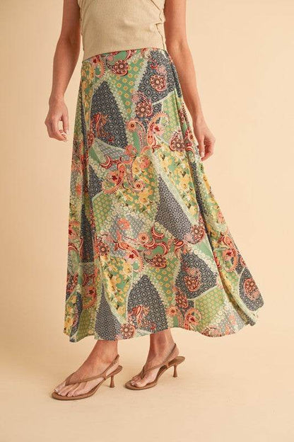Bradyn Print Skirt - Shop Style & More | Fresh Looks, Everyday Deals & Free Shipping