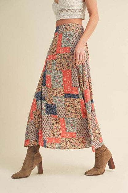 Bradyn Print Skirt - Shop Style & More | Fresh Looks, Everyday Deals & Free Shipping