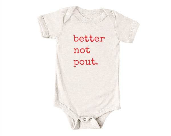 Better Not Pout Graphic Baby Onesie - Shop Style & More | Fresh Looks, Everyday Deals & Free Shipping