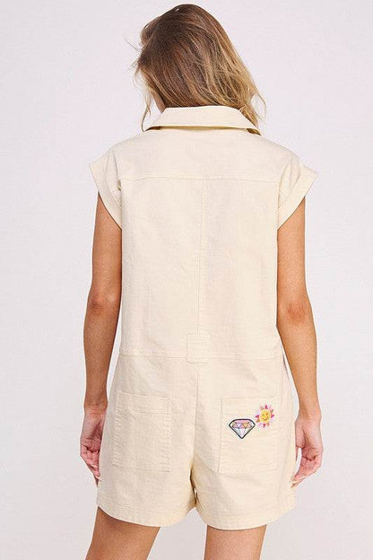 COTTON TWILL UTILITY ROMPER - Shop Style & More | Fresh Looks, Everyday Deals & Free Shipping