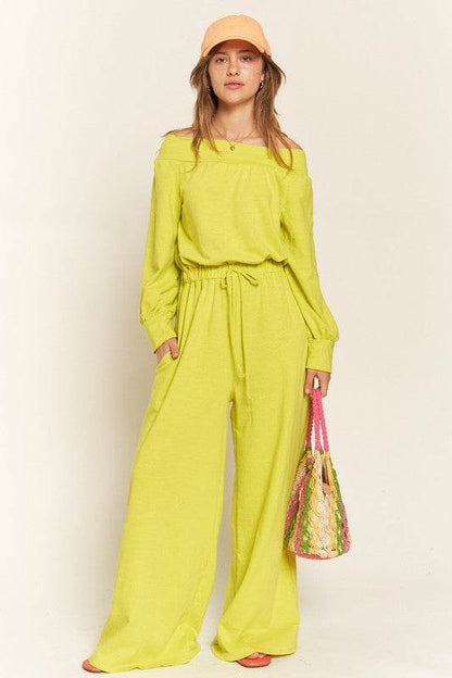 ONE SHOULDER TERRY JUMPSUIT - Shop Style & More | Fresh Looks, Everyday Deals & Free Shipping