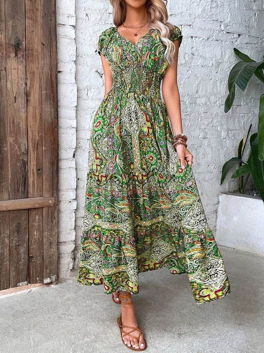 Floral V Neck Dress - Shop Style & More | Fresh Looks, Everyday Deals & Free Shipping