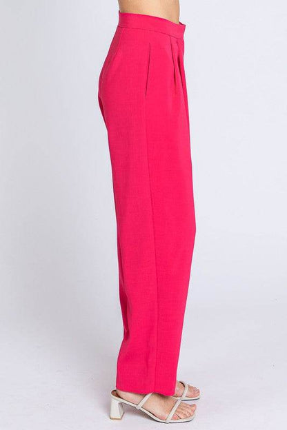Plus High-Waisted Pleated Slacks - Shop Style & More | Fresh Looks, Everyday Deals & Free Shipping