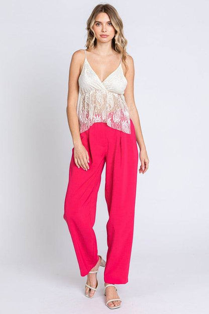 High-Waisted Pleated Slacks - Shop Style & More | Fresh Looks, Everyday Deals & Free Shipping