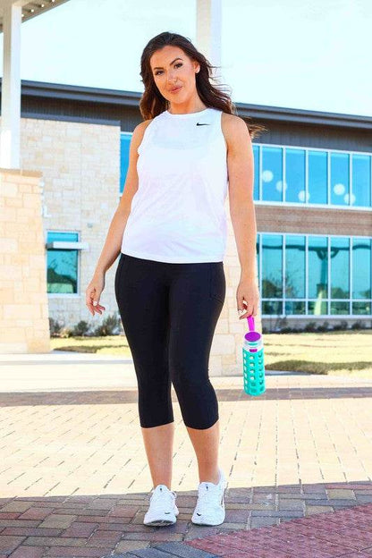Black CAPRI with POCKETS - Shop Style & More | Fresh Looks, Everyday Deals & Free Shipping