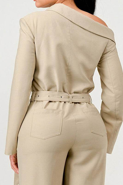 Savannah Elegance Trench Jumpsuit - Shop Style & More | Fresh Looks, Everyday Deals & Free Shipping