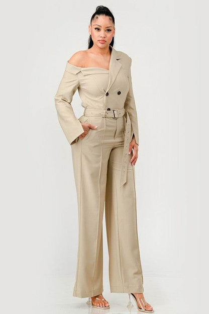 Savannah Elegance Trench Jumpsuit - Shop Style & More | Fresh Looks, Everyday Deals & Free Shipping