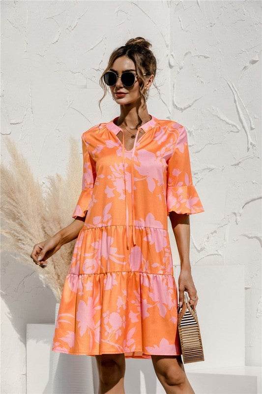 Tiered short sleeve dress - Shop Style & More | Fresh Looks, Everyday Deals & Free Shipping