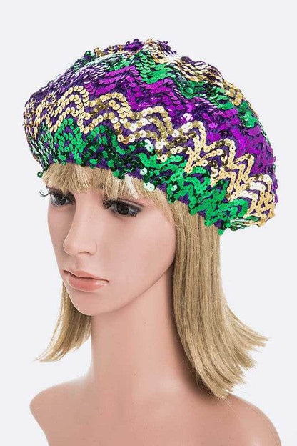 Mardi Gras Sequin Statemnt Stretchy Baret - Shop Style & More | Fresh Looks, Everyday Deals & Free Shipping