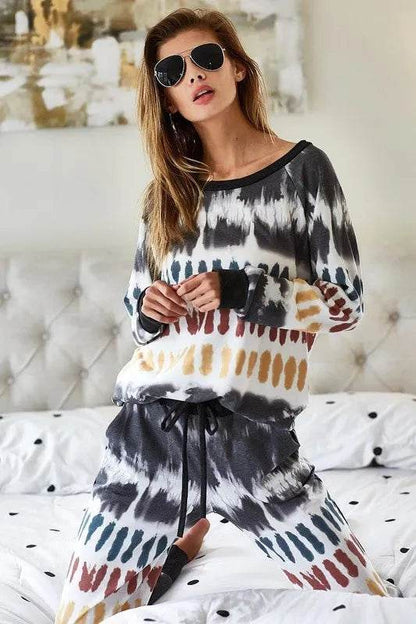 BiBi Tie Dye Print French Terry Top - Shop Style & More | Fresh Looks, Everyday Deals & Free Shipping