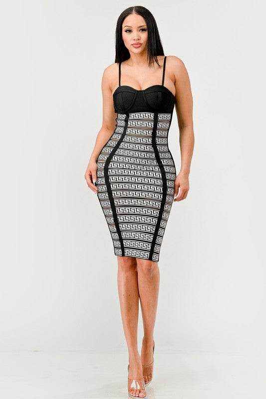 Maze Enigma Bodycon Dress - Shop Style & More | Fresh Looks, Everyday Deals & Free Shipping