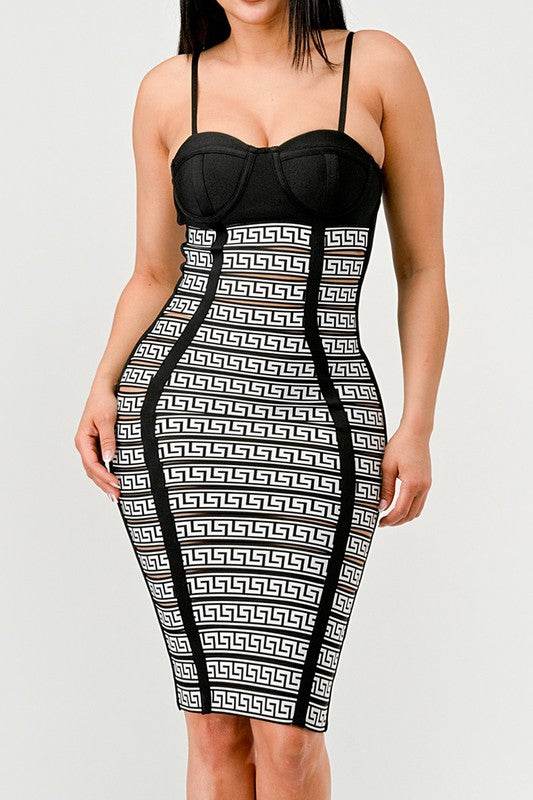 Maze Enigma Bodycon Dress - Shop Style & More | Fresh Looks, Everyday Deals & Free Shipping
