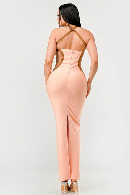 Peaches and Cream Infinity Gown Bandage dress - Shop Style & More | Fresh Looks, Everyday Deals & Free Shipping