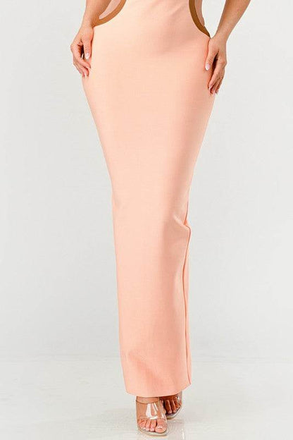 Peaches and Cream Infinity Gown Bandage dress - Shop Style & More | Fresh Looks, Everyday Deals & Free Shipping