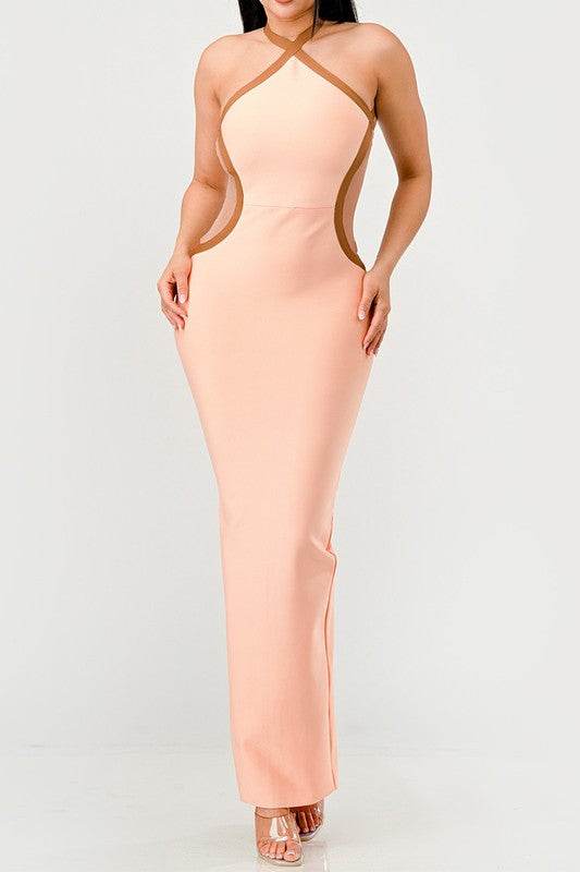 Peaches and Cream Infinity Gown Bandage dress - Shop Style & More | Fresh Looks, Everyday Deals & Free Shipping