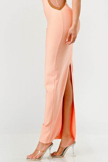 Peaches and Cream Infinity Gown Bandage dress - Shop Style & More | Fresh Looks, Everyday Deals & Free Shipping