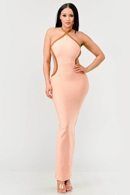 Peaches and Cream Infinity Gown Bandage dress - Shop Style & More | Fresh Looks, Everyday Deals & Free Shipping